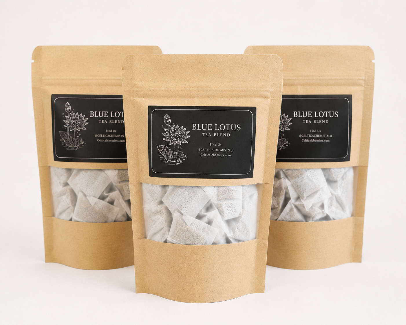Blue Lotus Teabags | Herbal Floral Infusion x10
